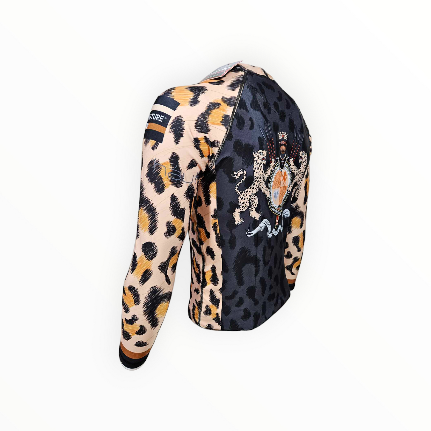 BJJ Couture Leopard Print Black & Brown Rashguard