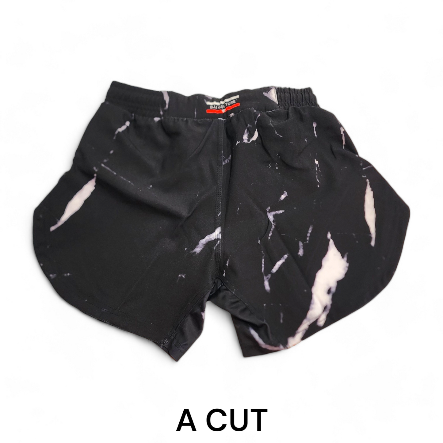 Black Carrara Marble Grappling Shorts