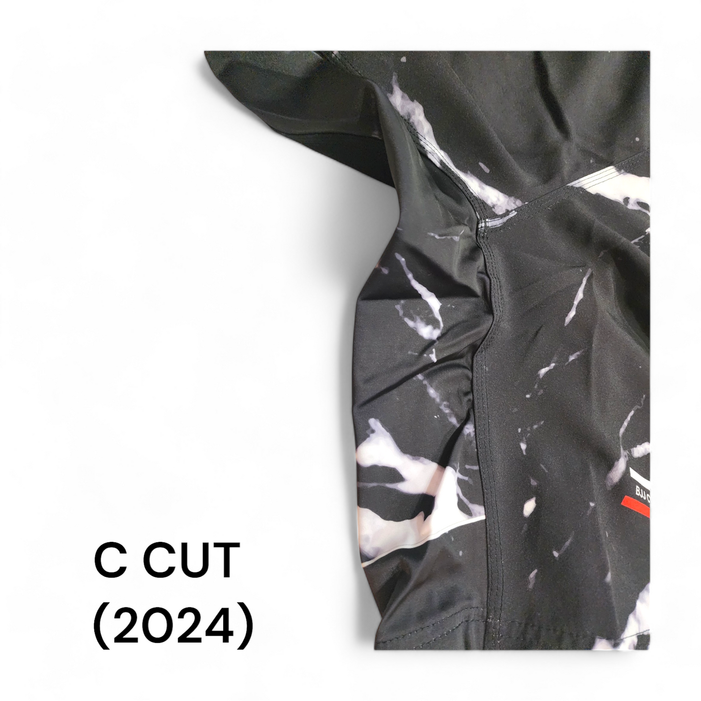 Black Carrara Marble Grappling Shorts