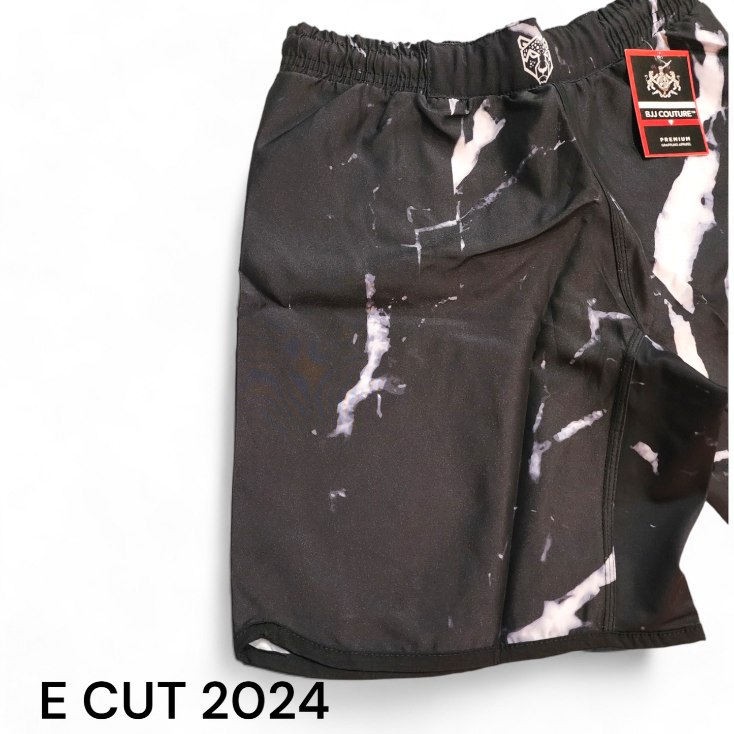 Black Carrara Marble Grappling Shorts