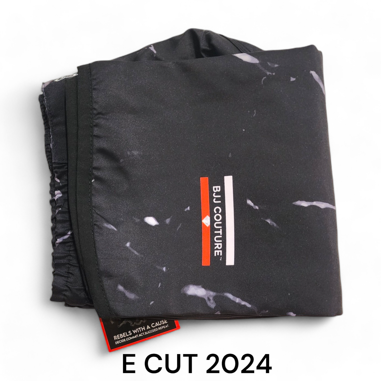 Black Carrara Marble Grappling Shorts