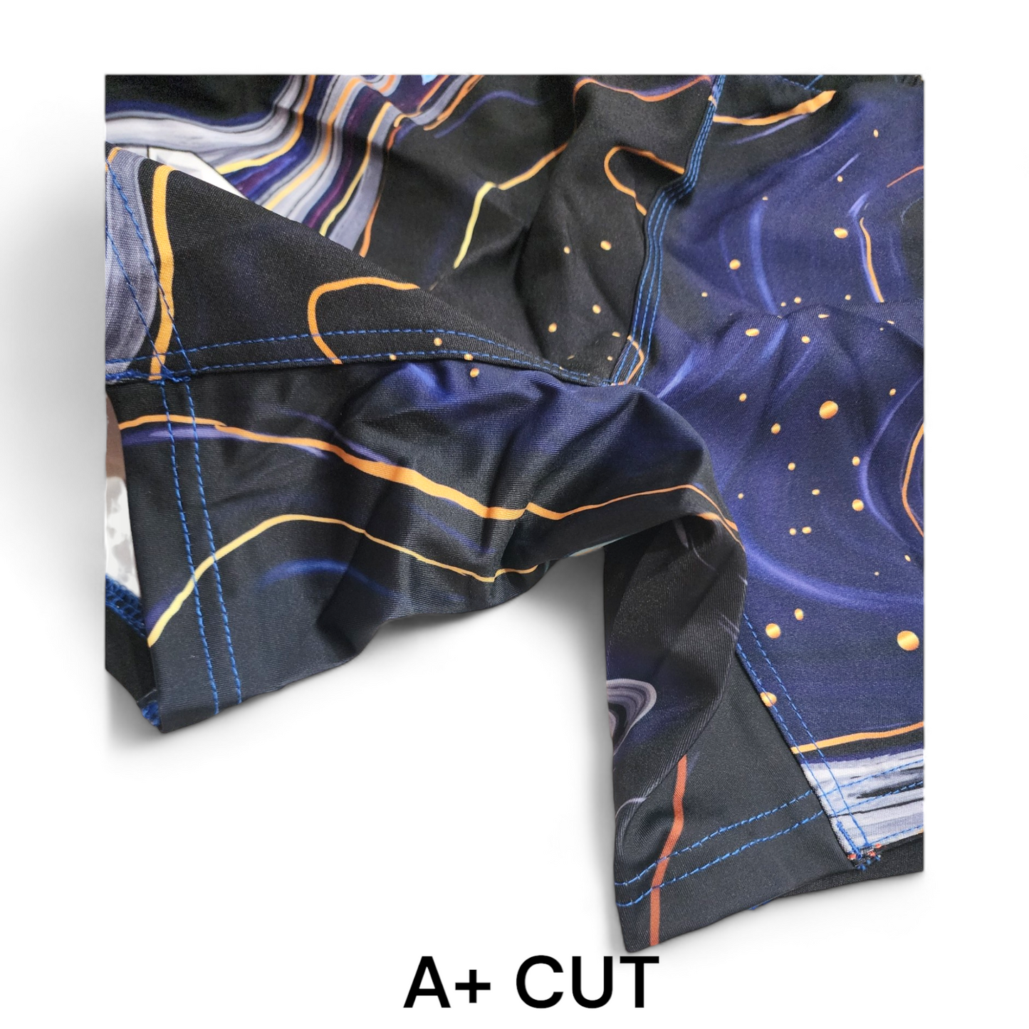 BJJ Couture Dark Blue and Purple Marble Grappling Shorts
