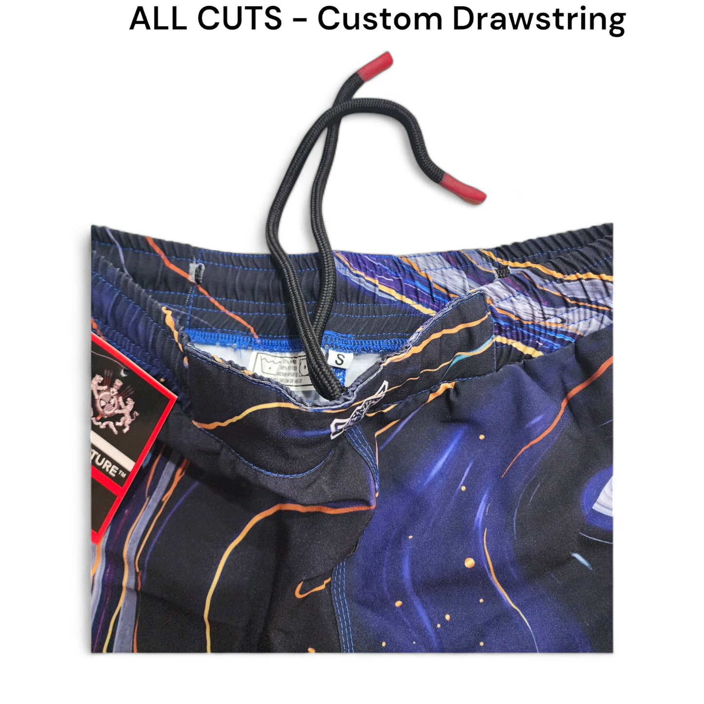 BJJ Couture Dark Blue and Purple Marble Grappling Shorts