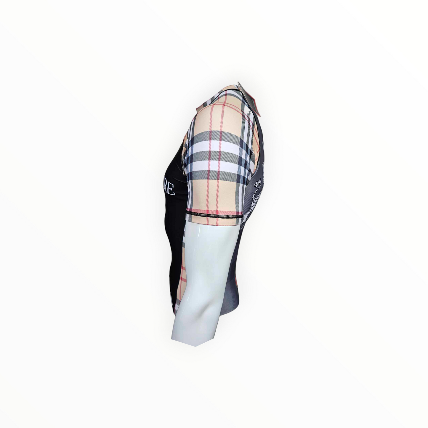BJJ Couture Tartan Black & Tan Rashguard