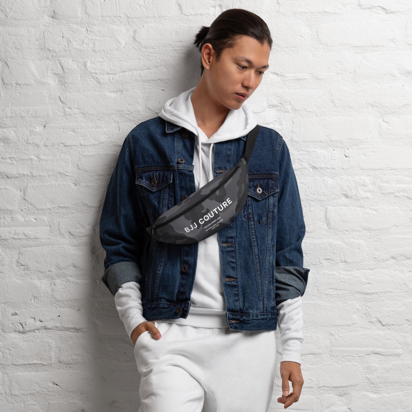 BJJ Couture Black Camo Premium Fanny Pack