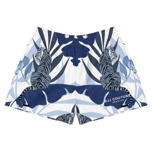 BJJ Couture Premium Aqua Tiger Jungle Athletic Shorts