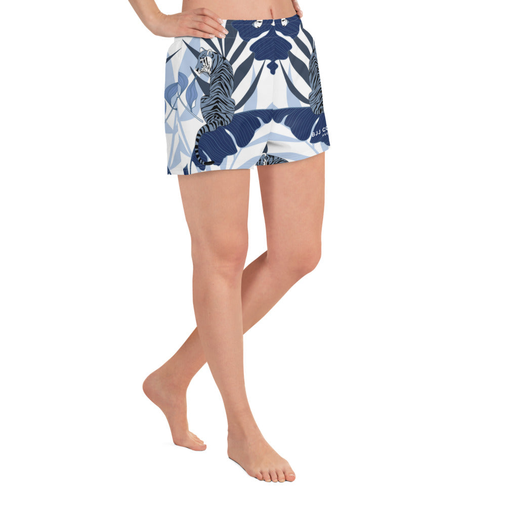 BJJ Couture Premium Aqua Tiger Jungle Athletic Shorts