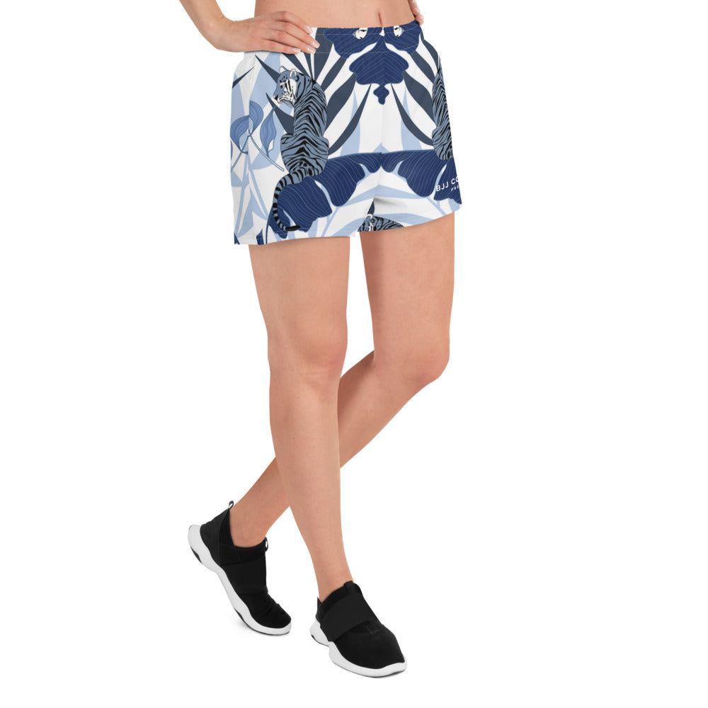 BJJ Couture Premium Aqua Tiger Jungle Athletic Shorts