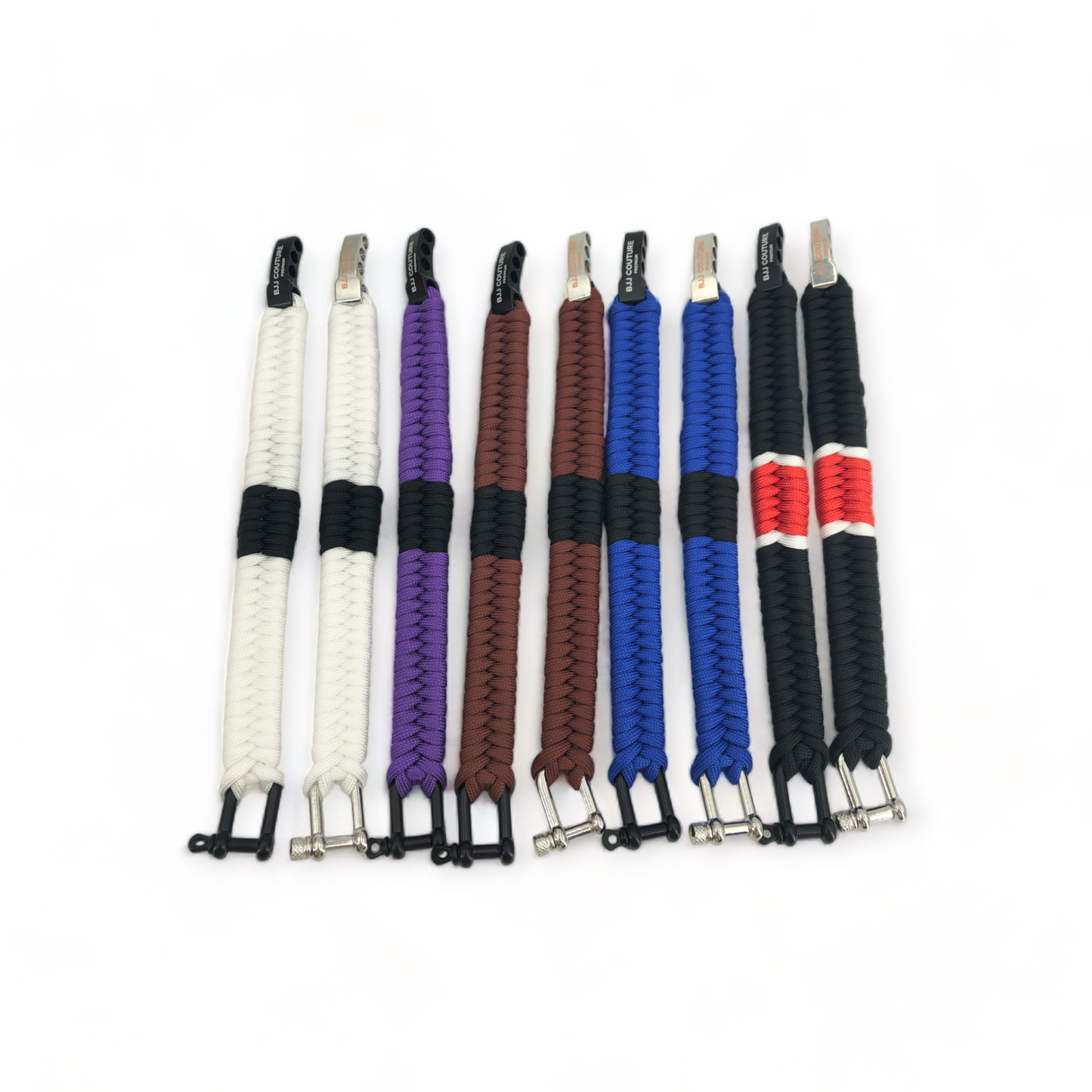 BJJ Couture Ranked Jiu Jitsu Bracelet/Keychain - Adult