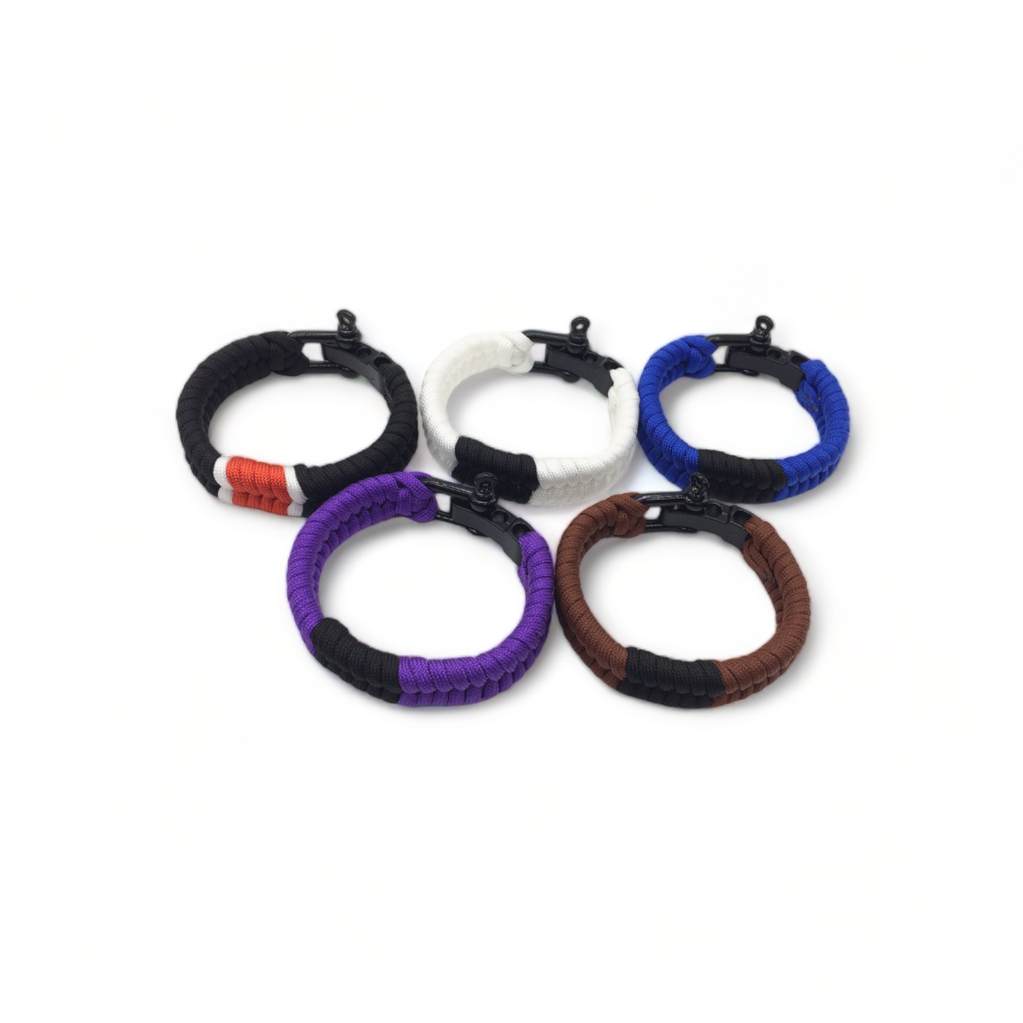 BJJ Couture Ranked Jiu Jitsu Bracelet/Keychain - Adult