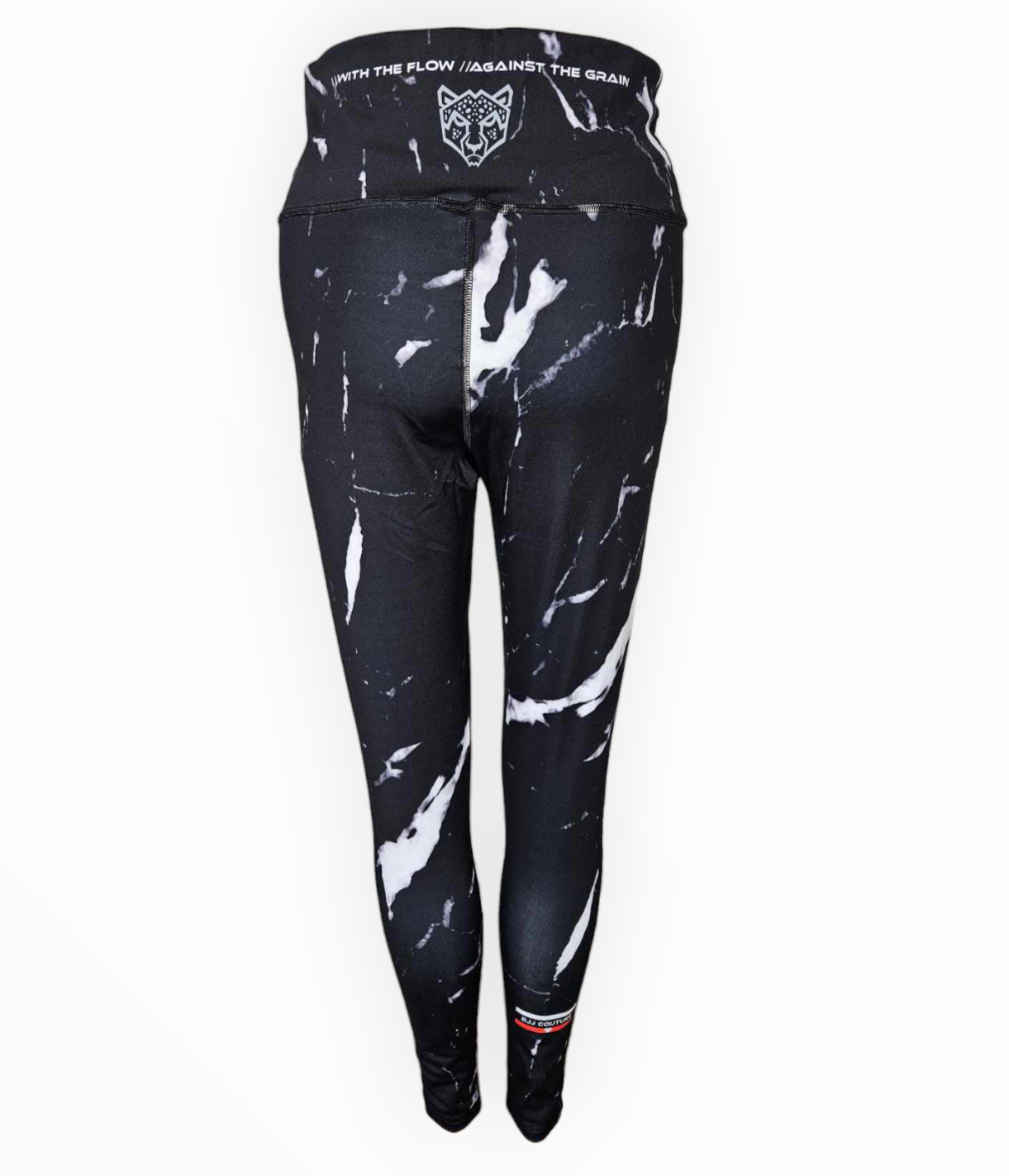 Women's Black Carrara Marble Grappling Spats