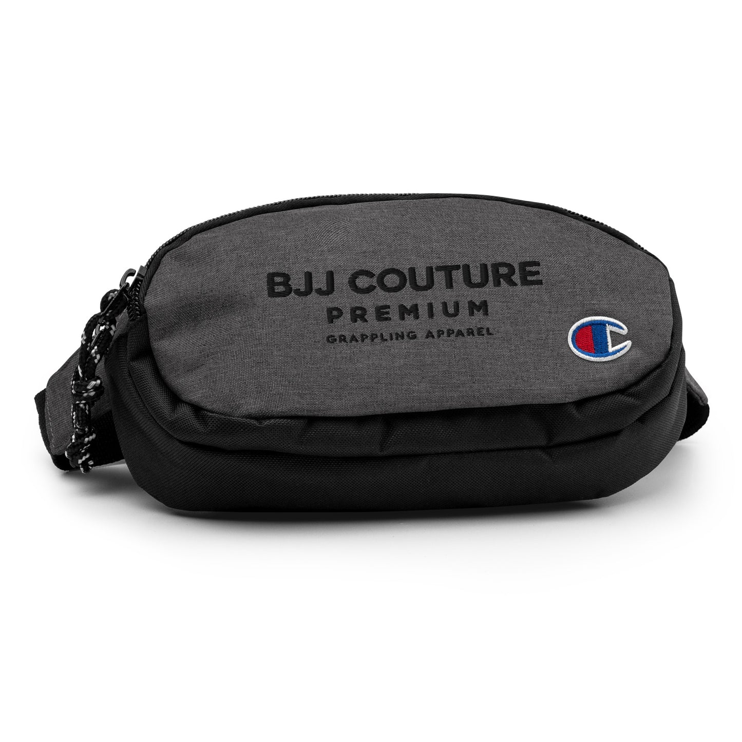 BJJ Couture Premium Champion fanny pack - Black text
