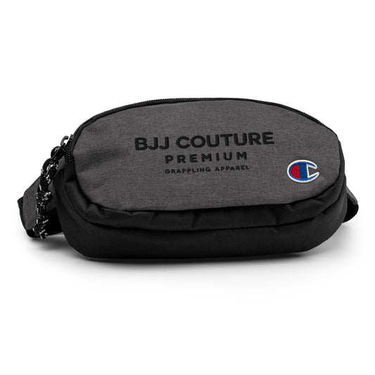 BJJ Couture Premium Champion fanny pack - Black text
