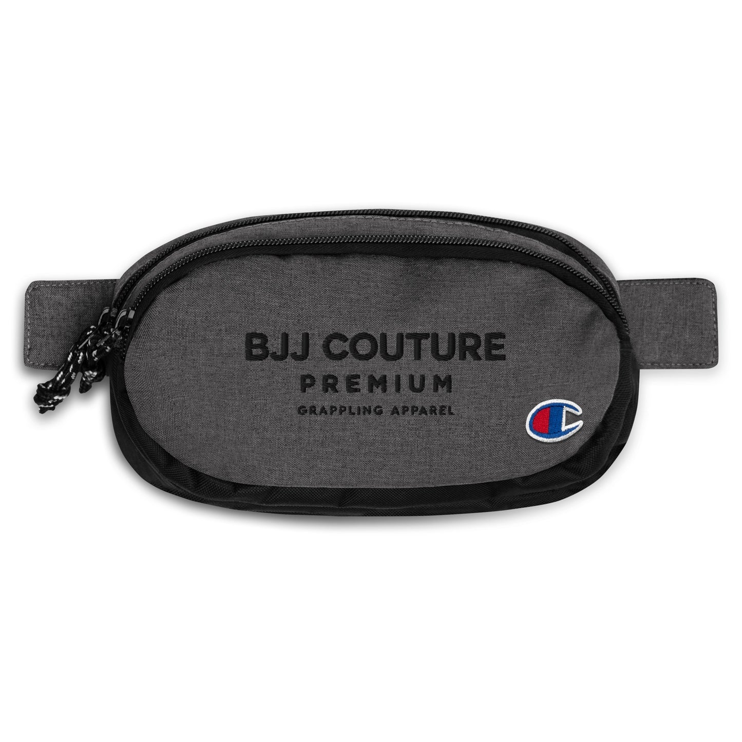 BJJ Couture Premium Champion fanny pack - Black text
