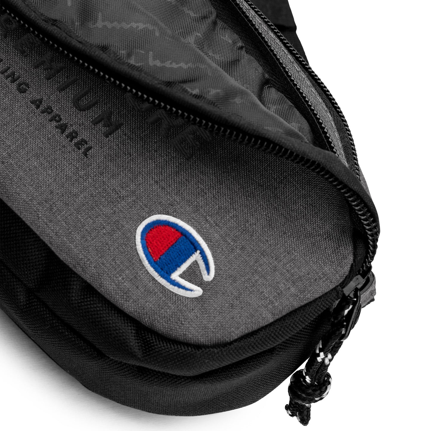 BJJ Couture Premium Champion fanny pack - Black text