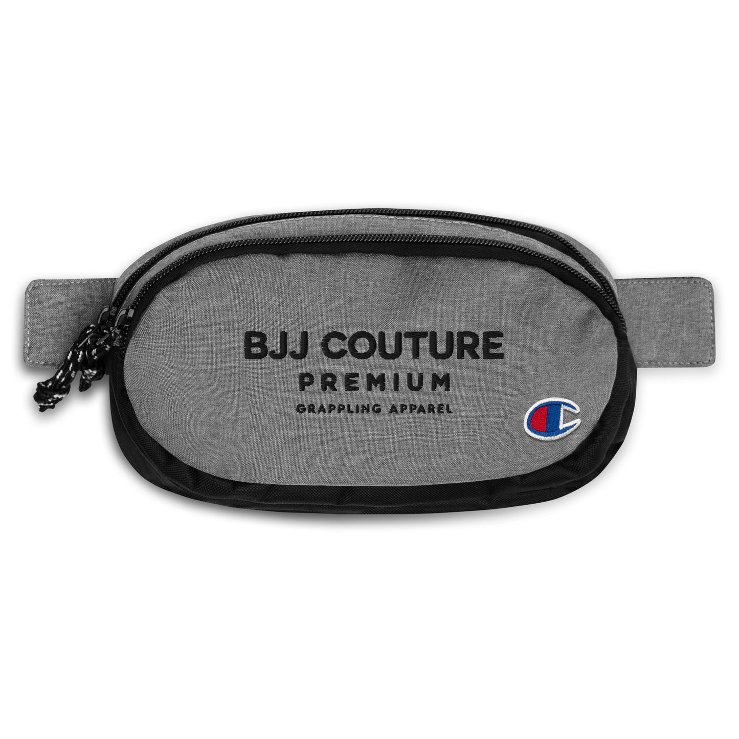 BJJ Couture Premium Champion fanny pack - Black text