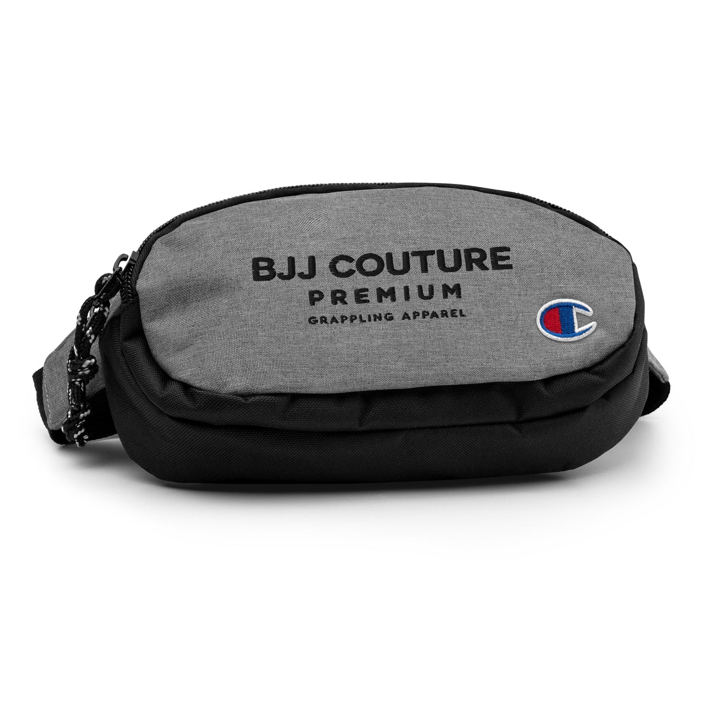 BJJ Couture Premium Champion fanny pack - Black text