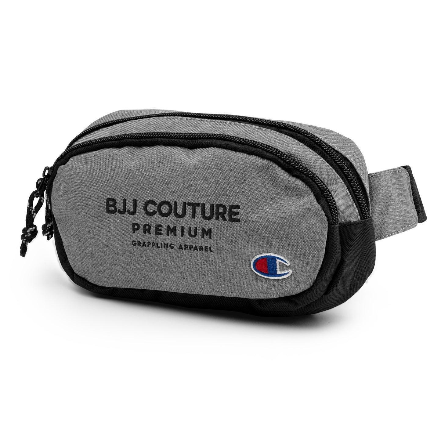 BJJ Couture Premium Champion fanny pack - Black text