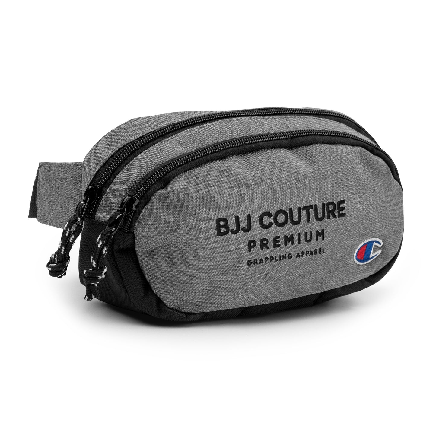 BJJ Couture Premium Champion fanny pack - Black text