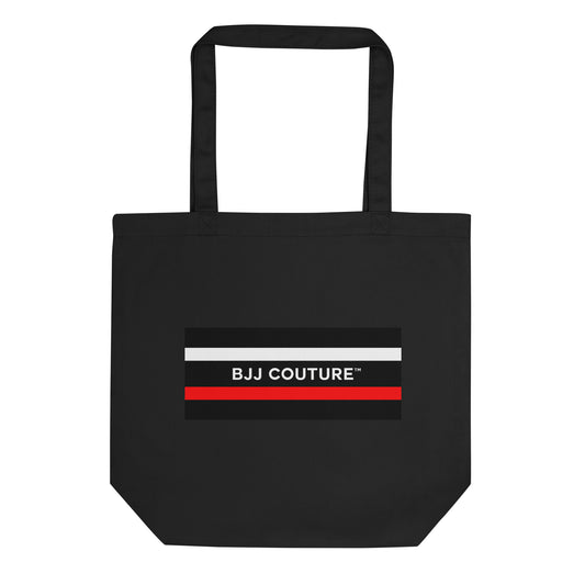 BJJ Couture Black Box Logo Organic Eco Tote Bag