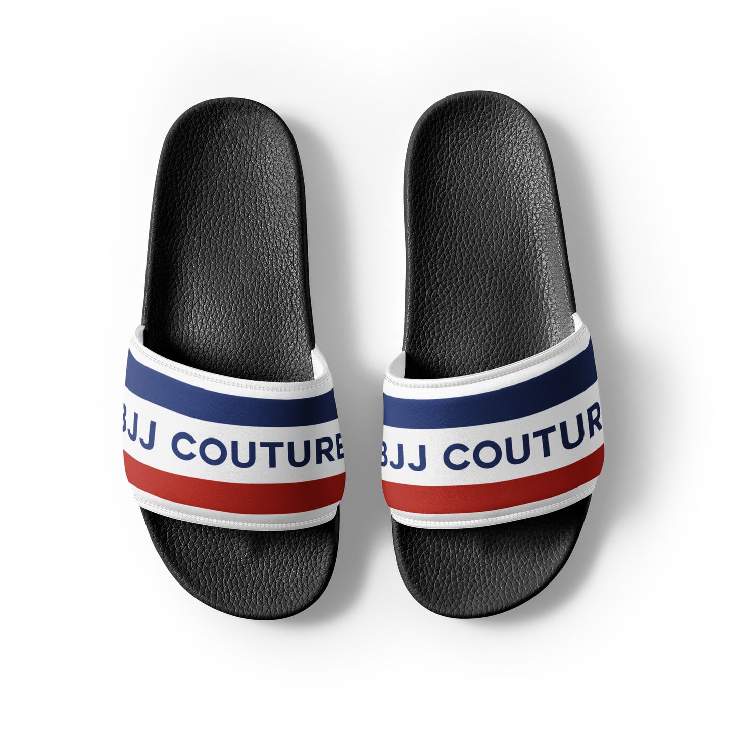 BJJ Couture Red White & Blue Men’s slides
