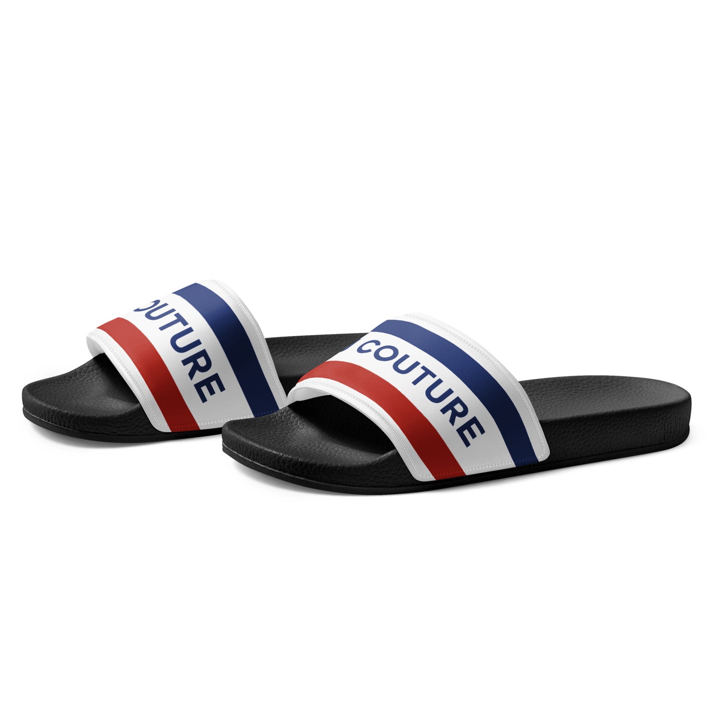 BJJ Couture Red White & Blue Men’s slides