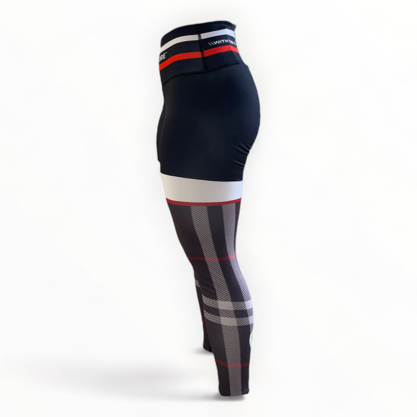 BJJ Couture Tartan Black and Red Spats