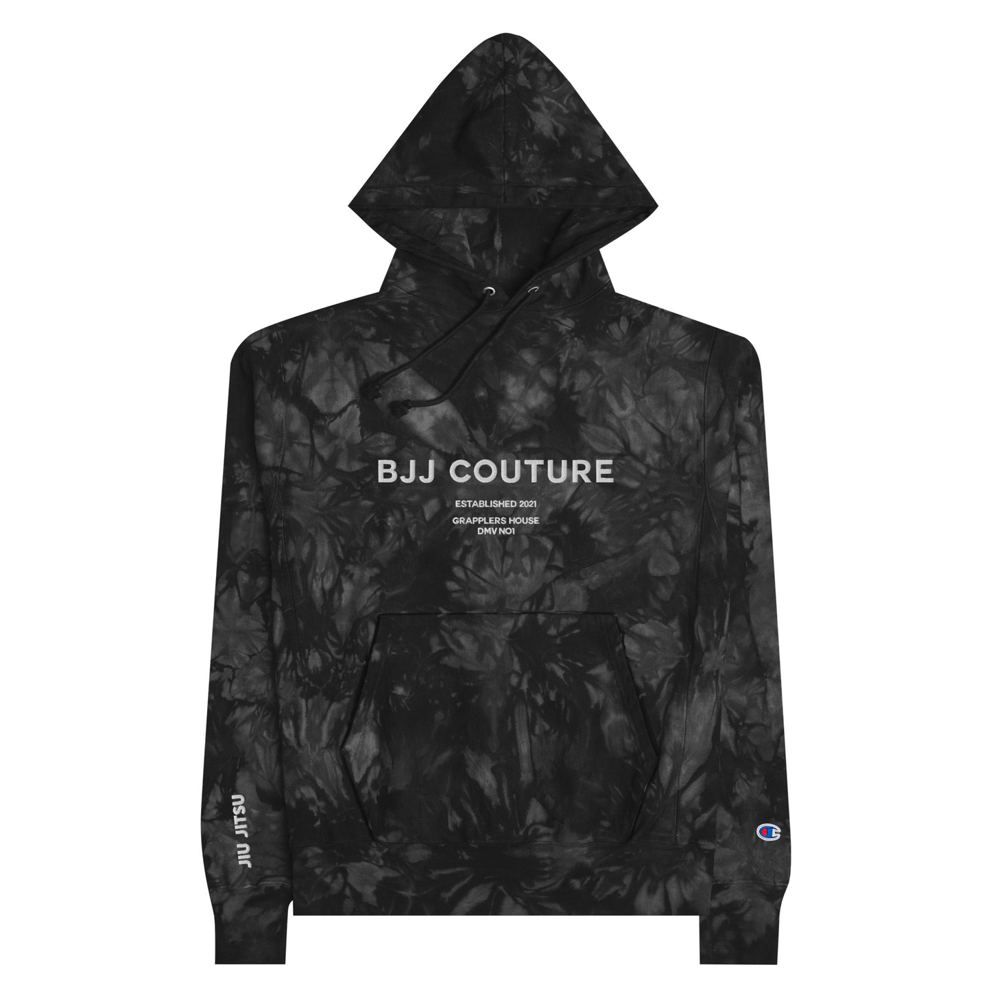 Unisex BJJ Couture Premium Champion tie-dye hoodie