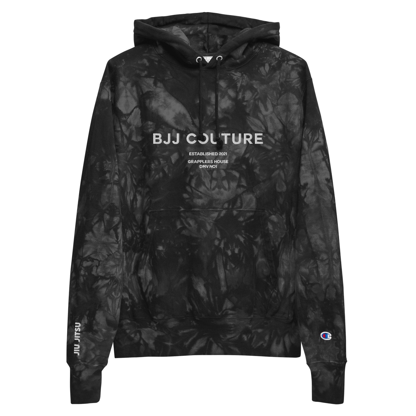 Unisex BJJ Couture Premium Champion tie-dye hoodie