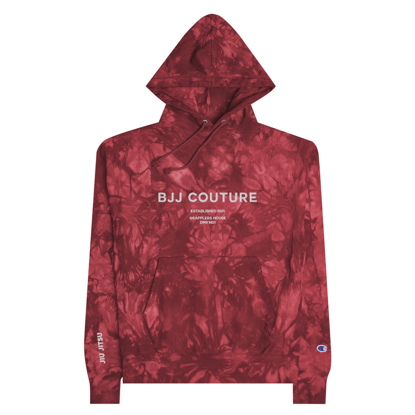 Unisex BJJ Couture Premium Champion tie-dye hoodie