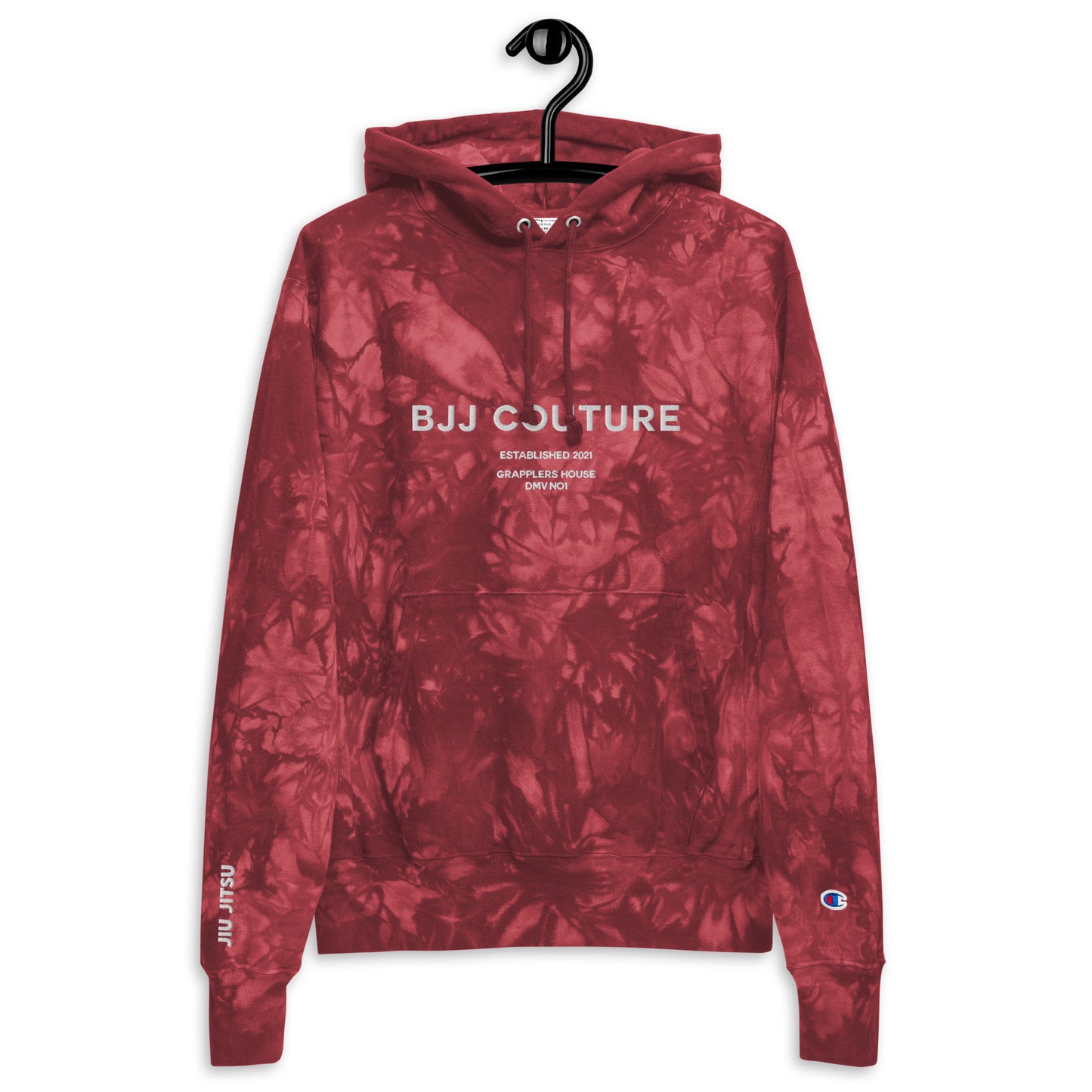 Unisex BJJ Couture Premium Champion tie-dye hoodie