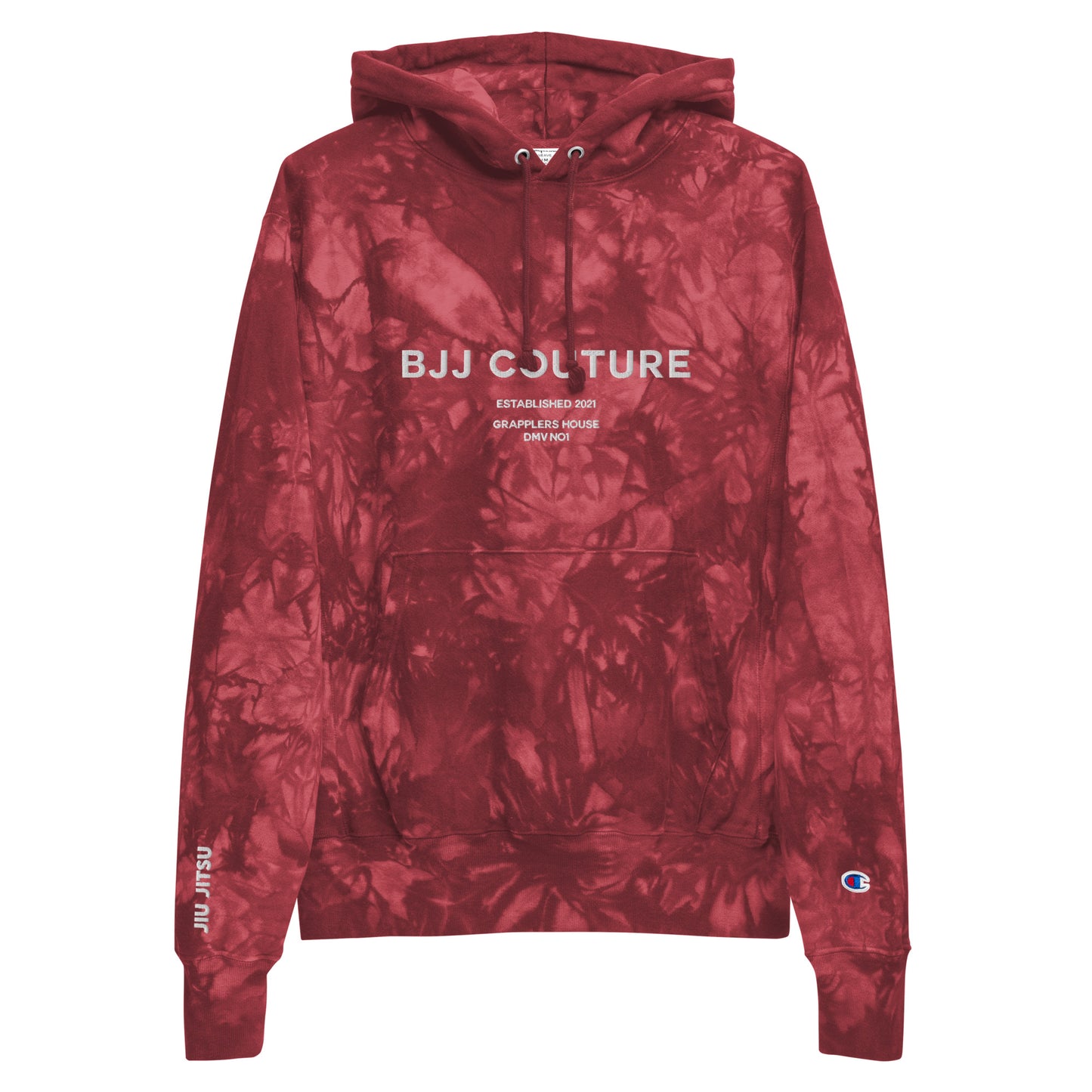 Unisex BJJ Couture Premium Champion tie-dye hoodie