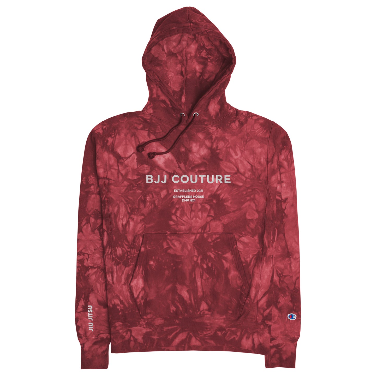Unisex BJJ Couture Premium Champion tie-dye hoodie