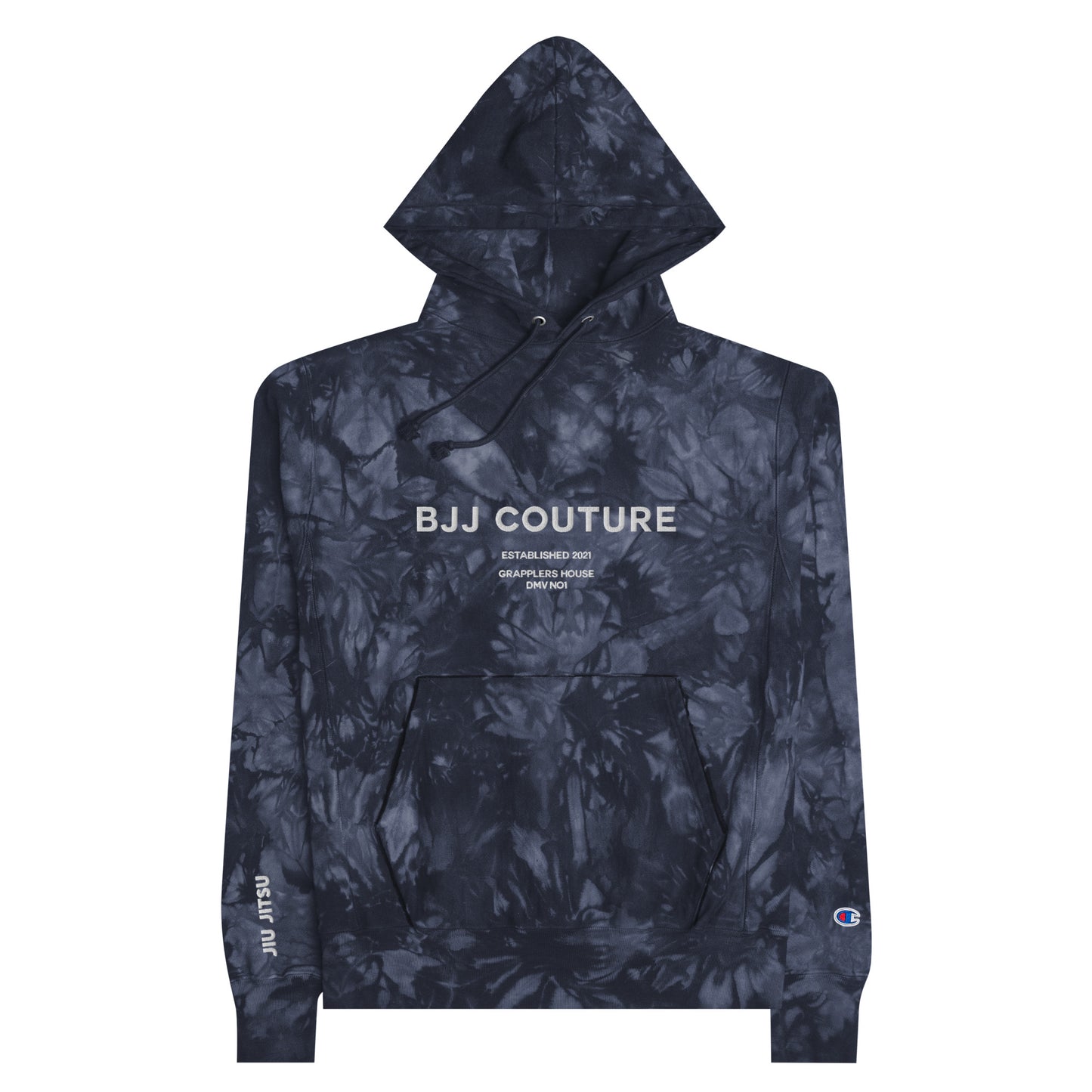Unisex BJJ Couture Premium Champion tie-dye hoodie