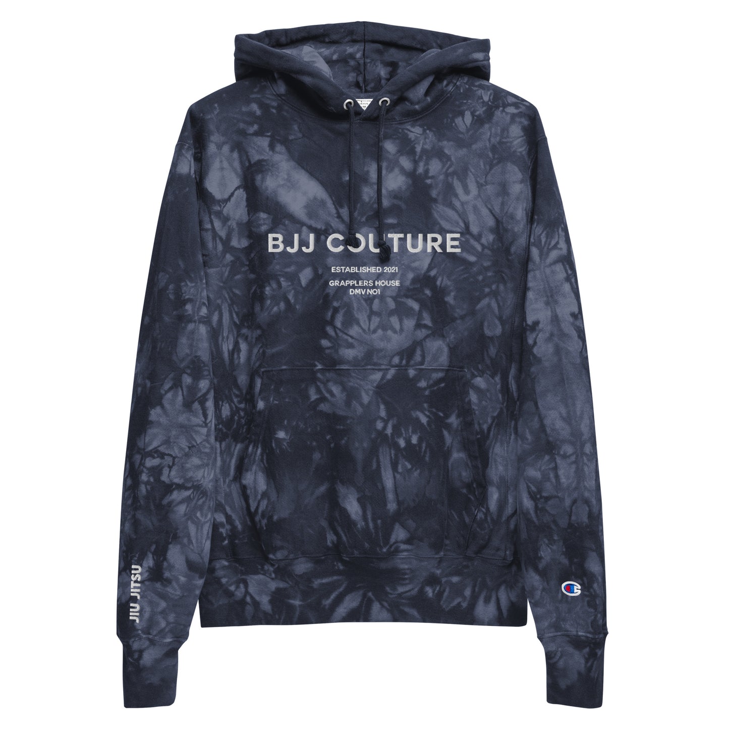 Unisex BJJ Couture Premium Champion tie-dye hoodie