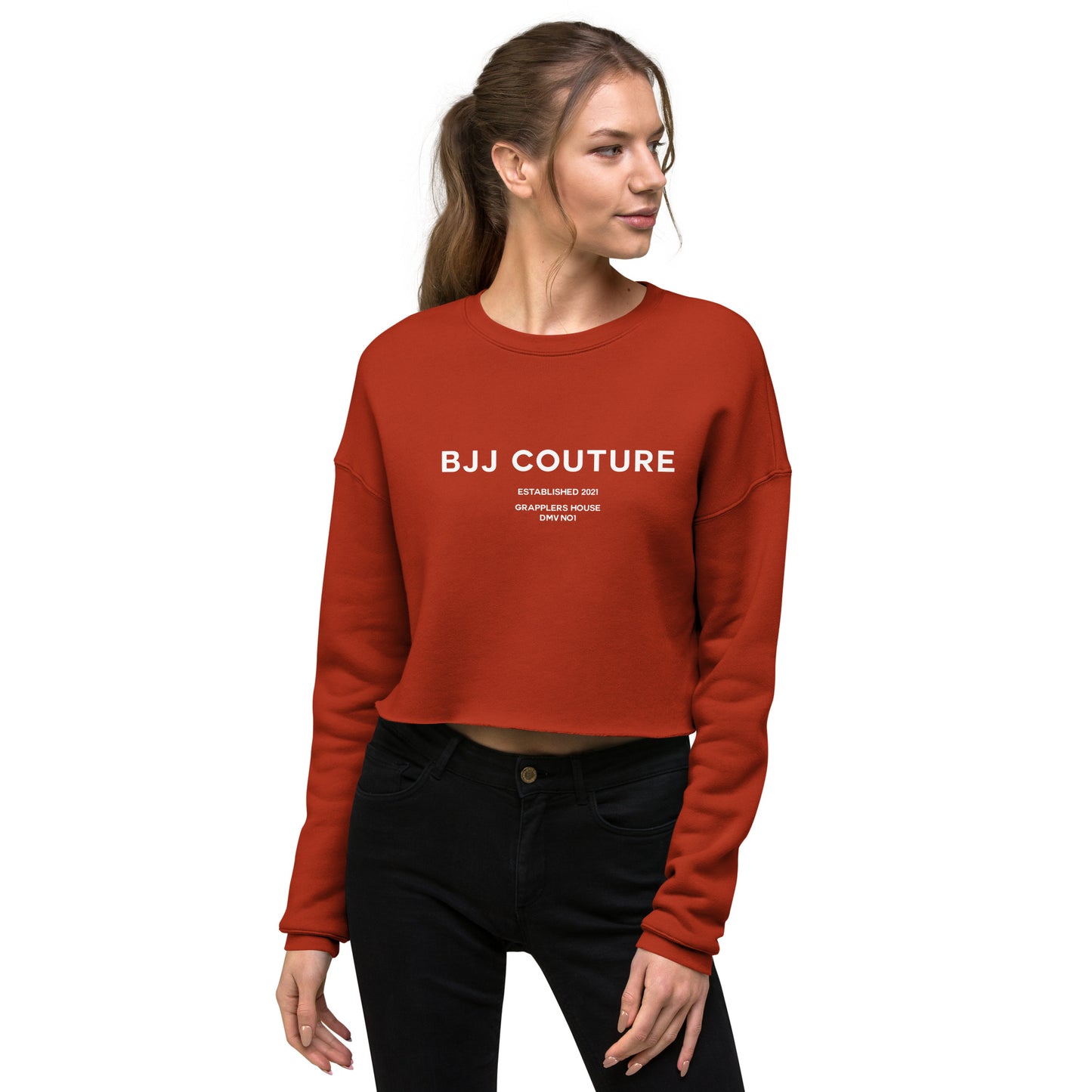BJJ Couture Premium Crop Sweatshirt