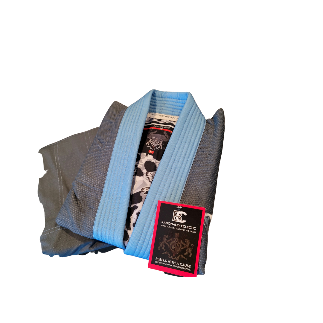 Kids BJJ COUTURE SVǴ LTD 1.0 GI - Grey