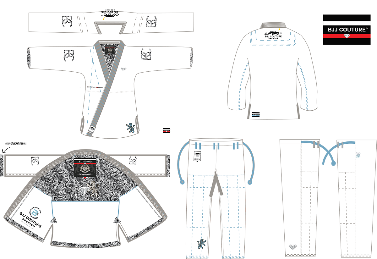 BJJ COUTURE SVǴ LTD 1.0 GI - White