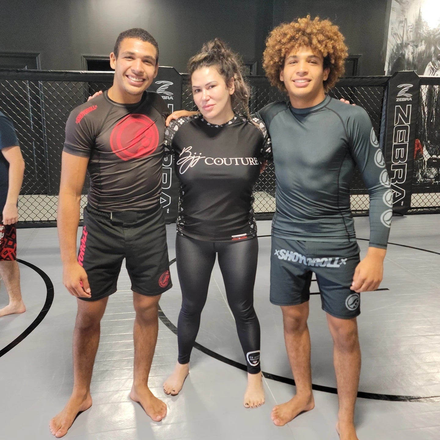BJJ Couture Black Seamless Diamond Rashguard