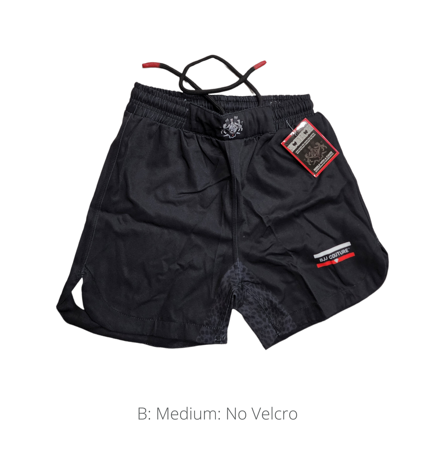 Black Grappling Shorts - IBJJF Legal
