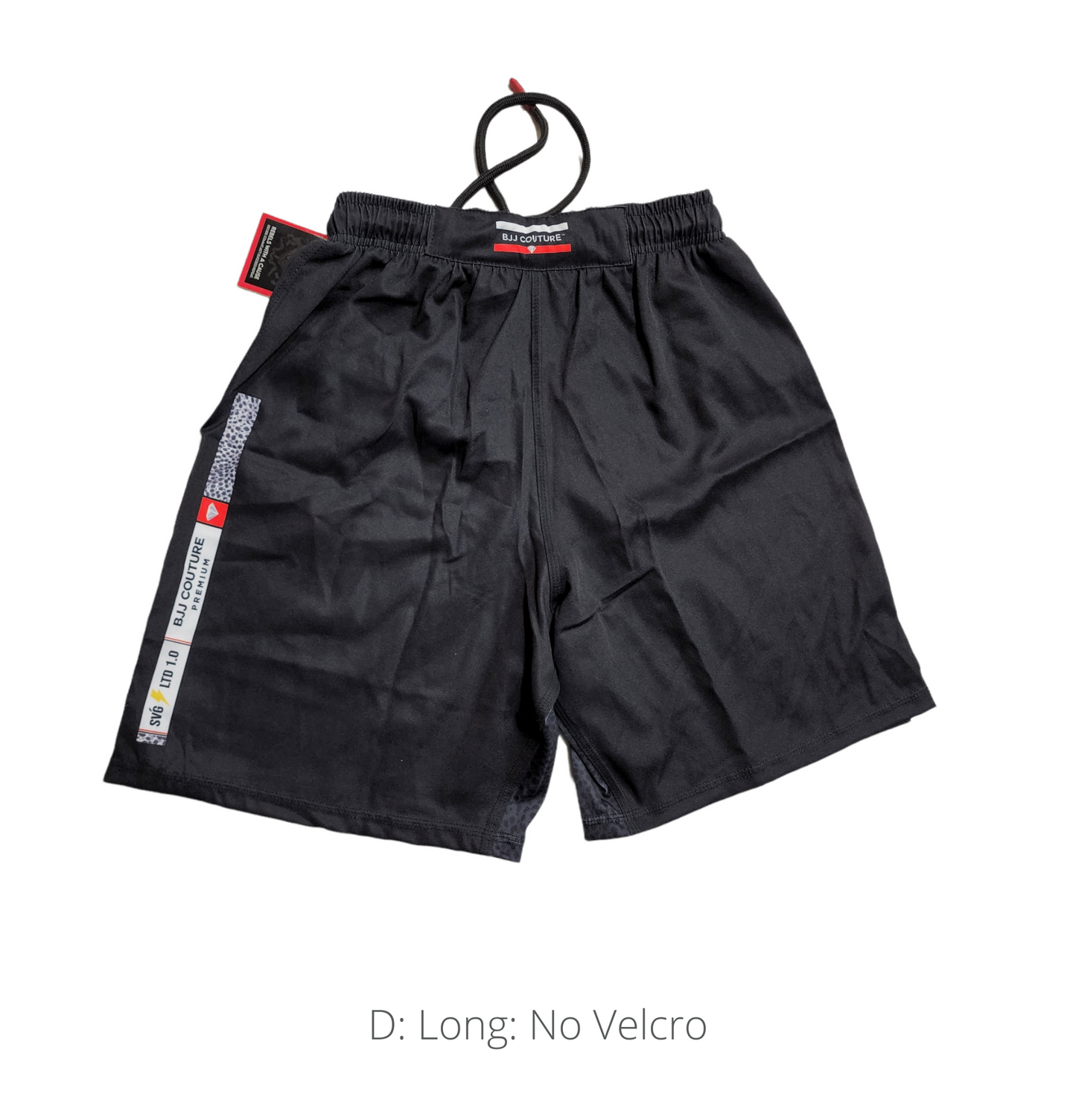 Black Grappling Shorts - IBJJF Legal