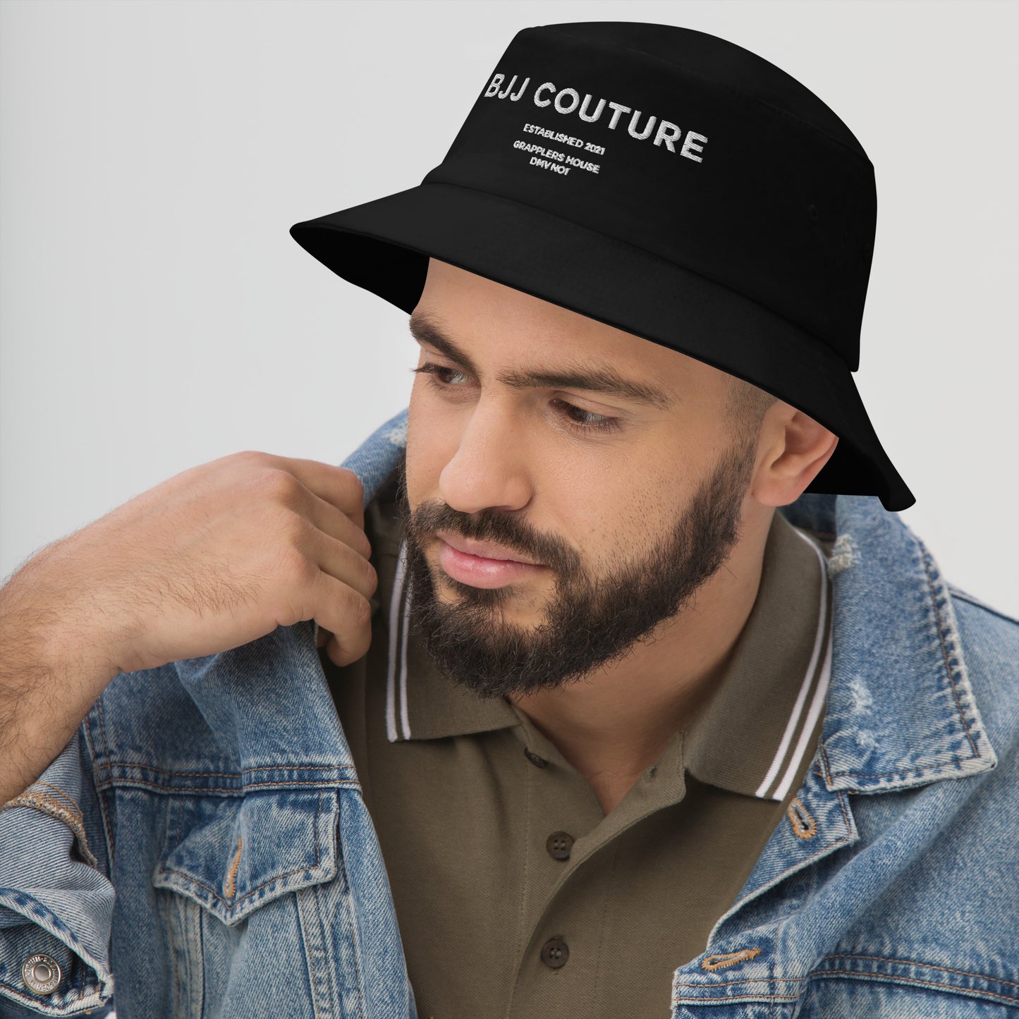 BJJ Couture Grapplers House Established Bucket Hat