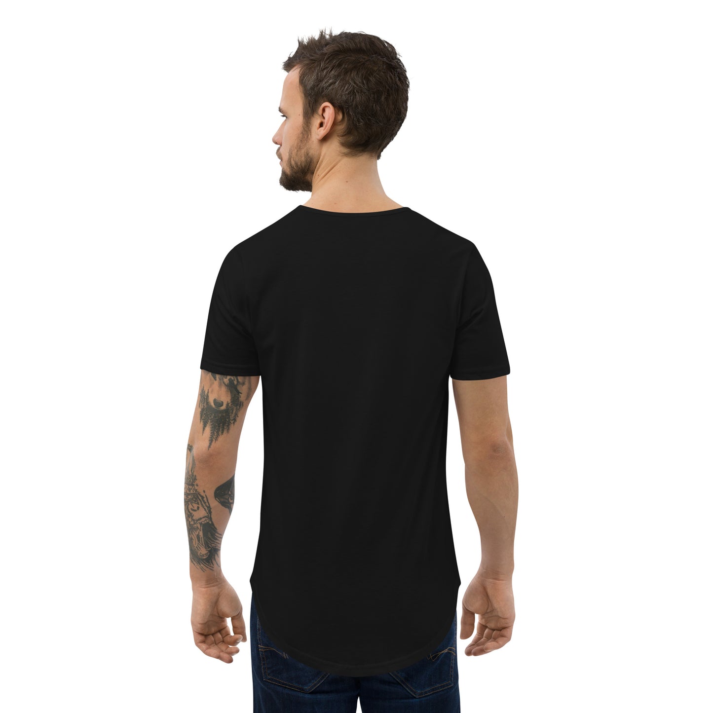 BJJ Couture Tartan Unixex Black & Tan Premium Curved Hem T-Shirt