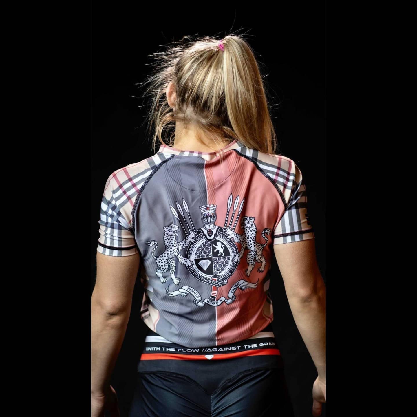 BJJ Couture Tartan Black and Tan Spats