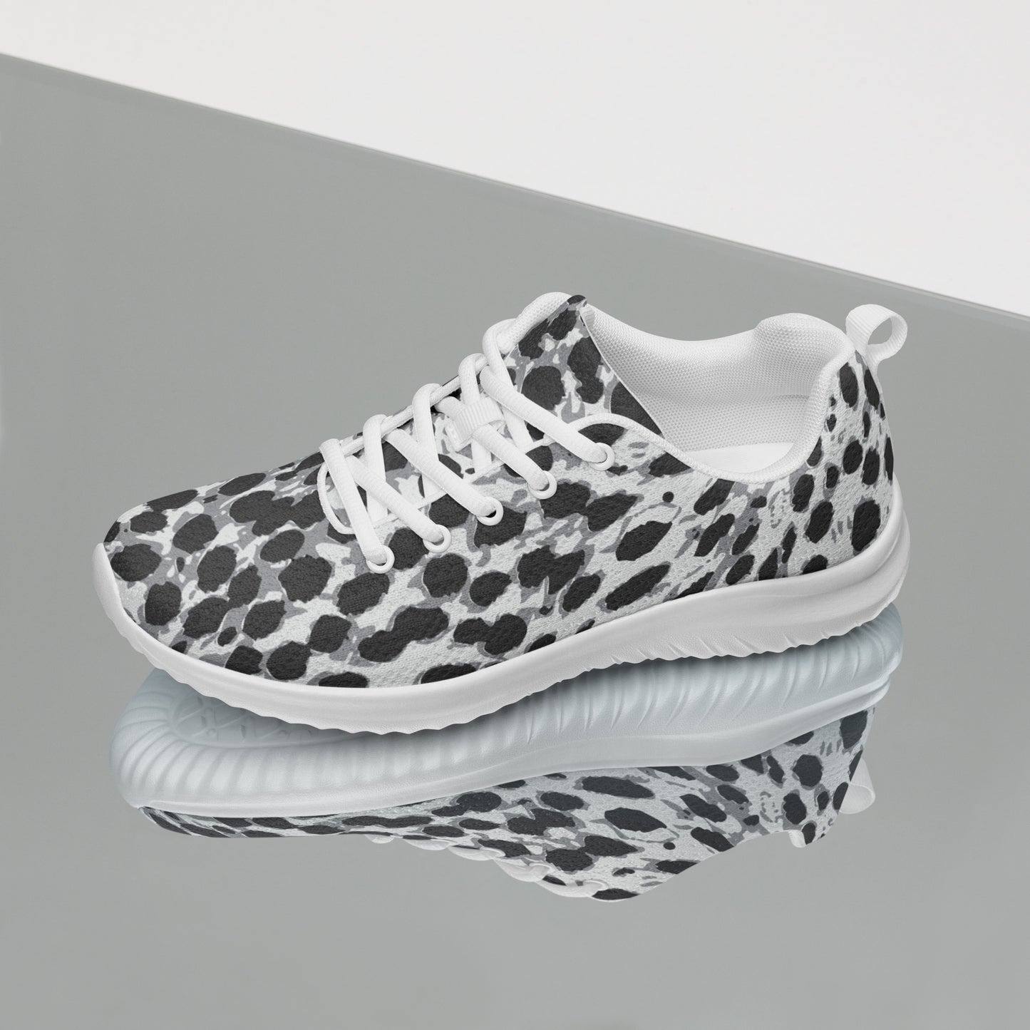 BJJ Couture Grey Leopard Print Women’s athletic shoes