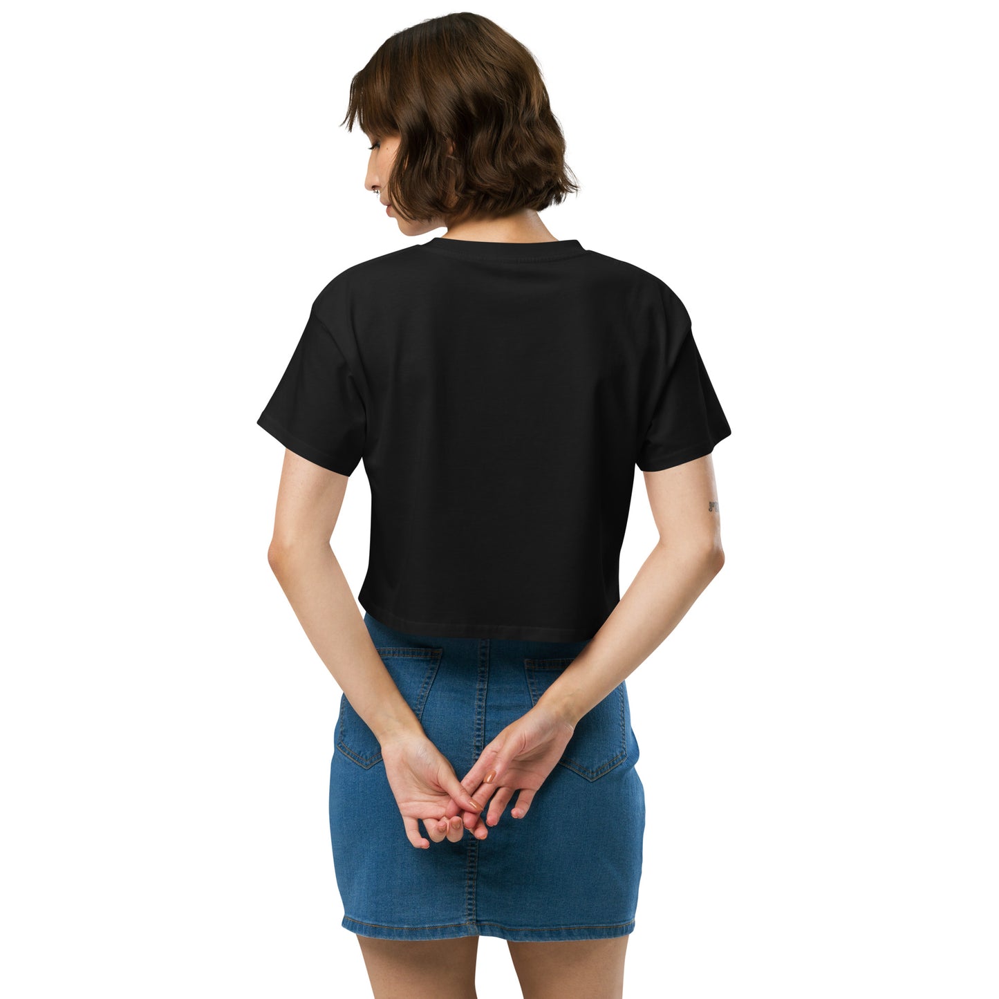 BJJ Couture Premium Black Flowy Women’s crop top