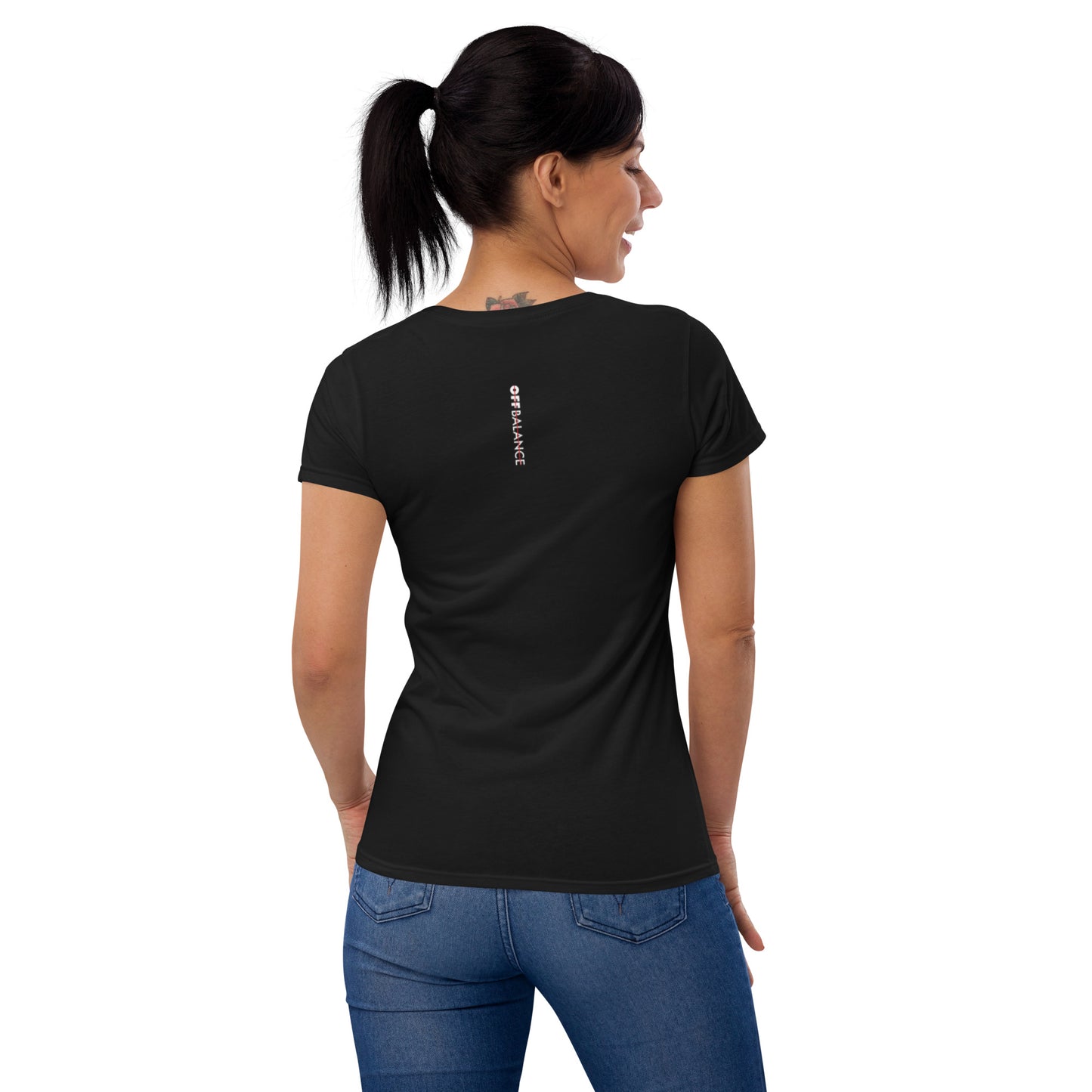 Women's kuzushi dark soft pre-shrunk short sleeve t-shirt