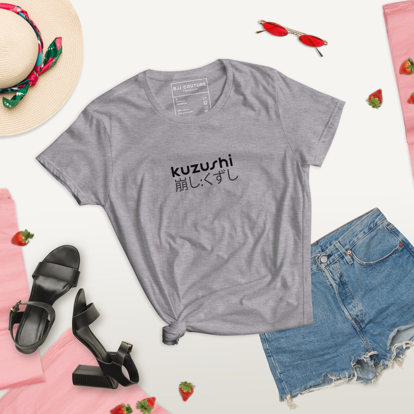 Women's kuzushi light soft pre-shrunk short sleeve t-shirt