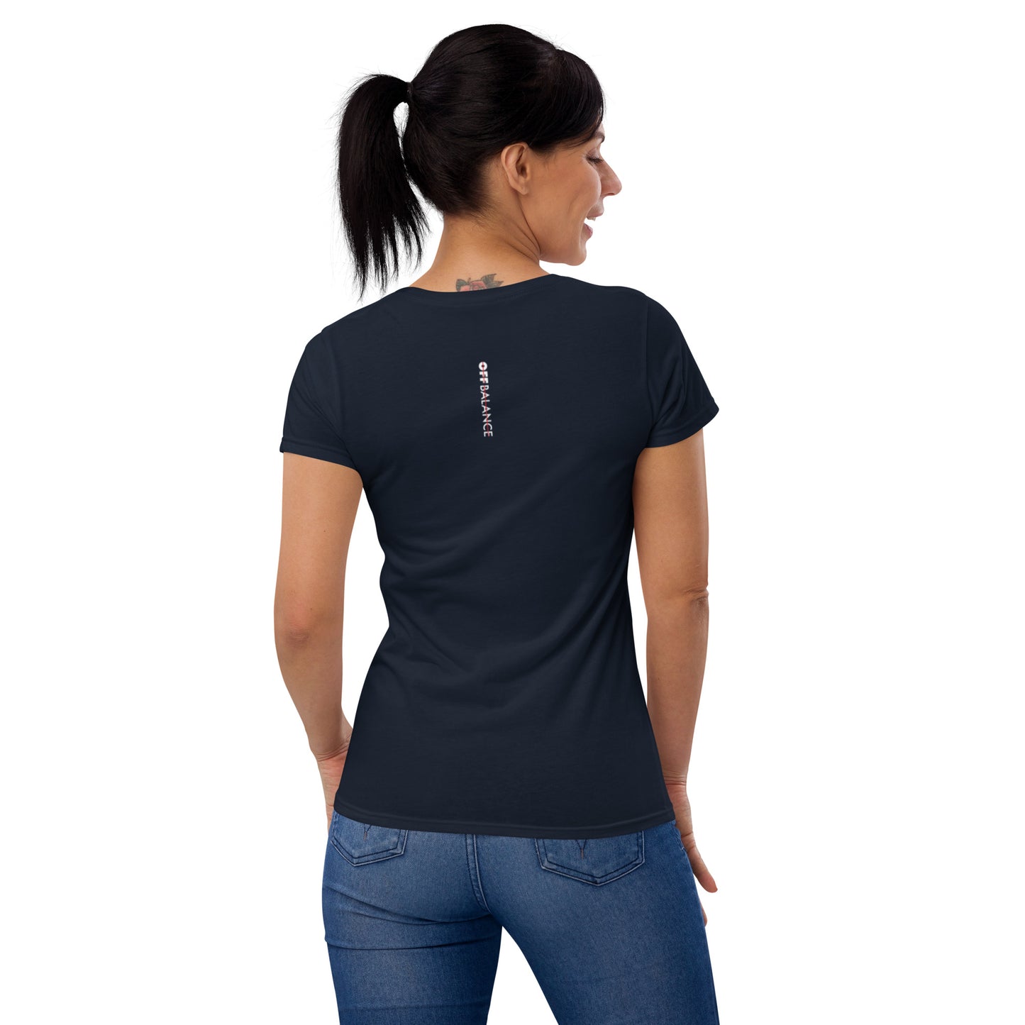 Women's kuzushi dark soft pre-shrunk short sleeve t-shirt