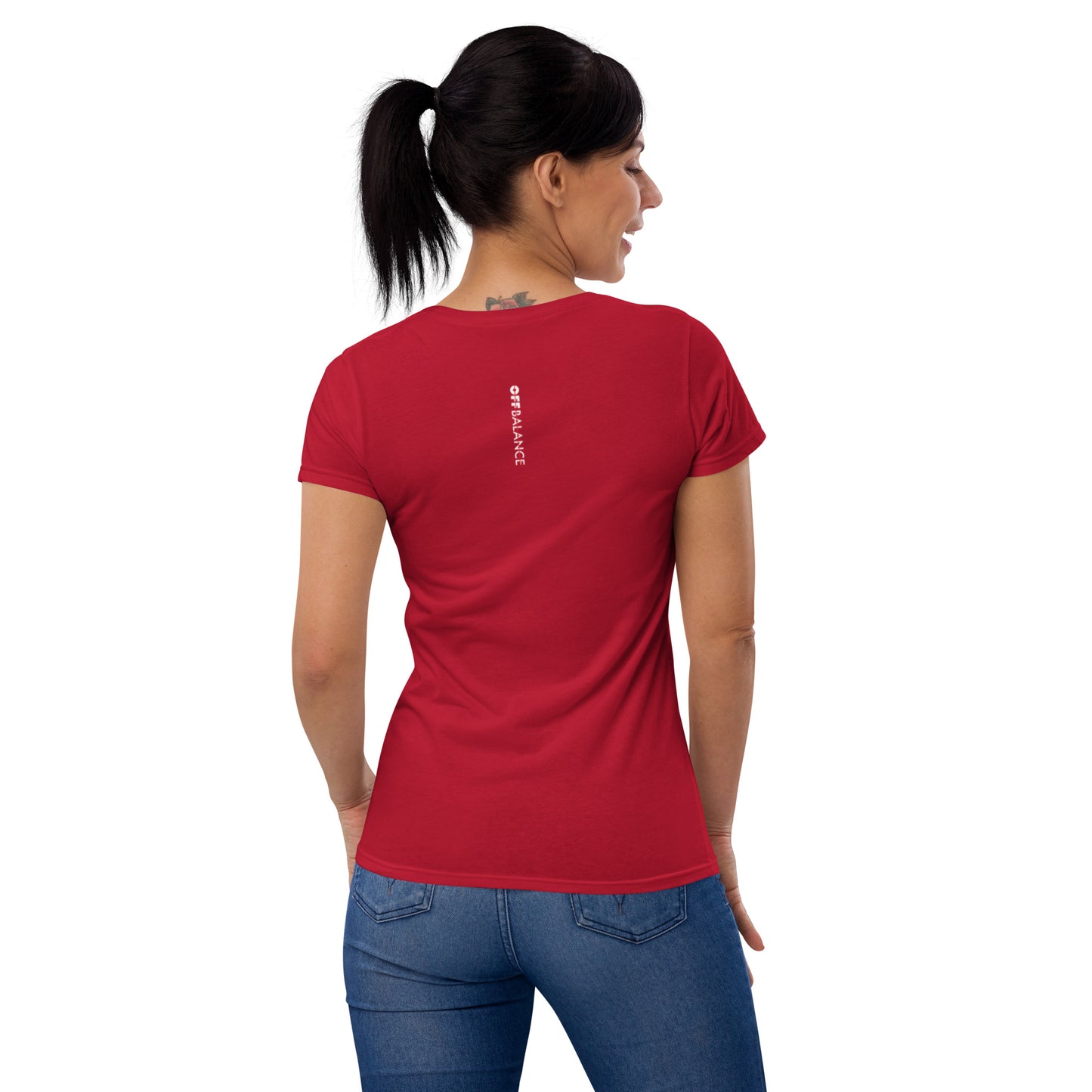 Women's kuzushi dark soft pre-shrunk short sleeve t-shirt